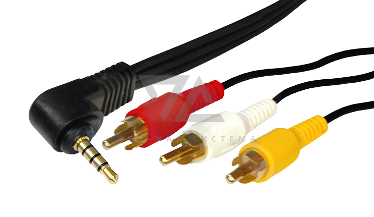 Шнур TRS 3.5 мм - 3 RCA PE GOLD Rexant, премиум, 1.5 м