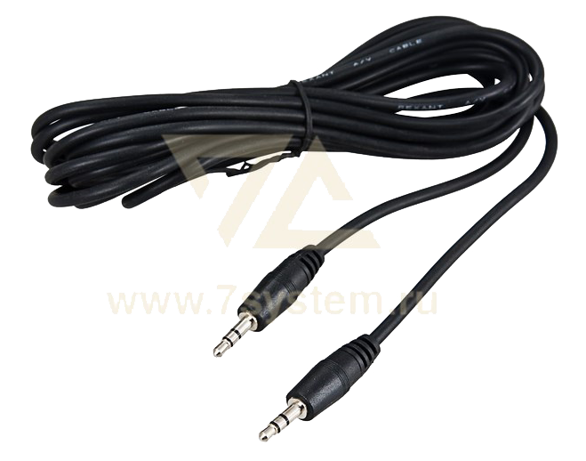 Шнур TRS(штекер) 3.5 мм - TRS(штекер) 3.5 мм SILVER Rexant, 5 м