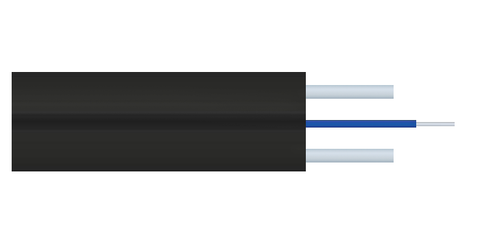 Кабель оптический X-Line FTTx, 1 волокно G.657A1, стеклопруток, LSZH