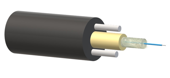Кабель оптический X-Line ADSS, 1 волокно G.652, 1 кН