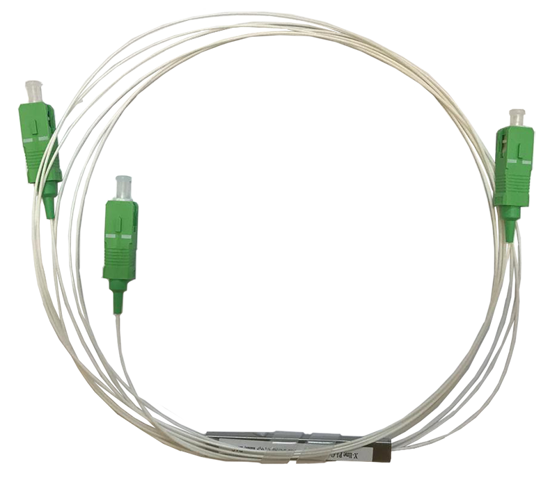 Делитель оптический PLC 1х2, миникорпус, SC/APC, 0, 9 мм, X-Line