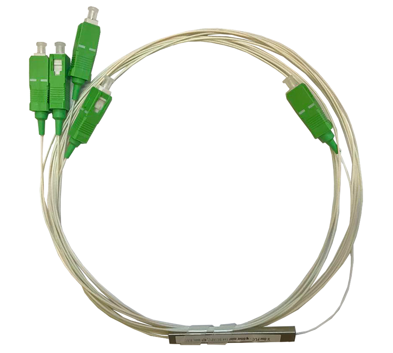 Делитель оптический PLC 1х4, миникорпус, SC/APC, 0, 9 мм, X-Line