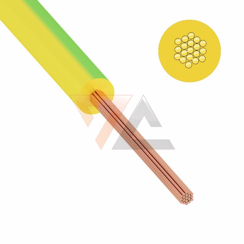 Кабель силовой ПУГВ (ПВ-3) 4 мм, ж/з, 200 м