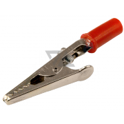 Зажим "крокодил" Rexant, 53 мм, 15 А, красный/черный - 