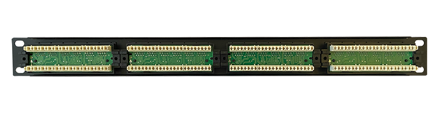 Патч-Панель 19" X-line, 24 гнезда RJ-45, CAT5e, неэкранированная, черная