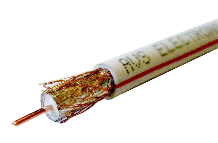 Кабель коаксиальный SAT 50E RIPO, белый, 100 м