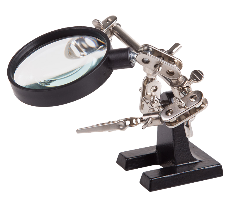 Держатель третья рука Rexant, лупа х2.5