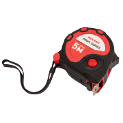 Рулетка "Профи" 5 м x 25 мм Rexant, прорезиненный корпус - 