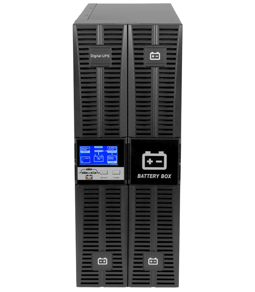 Источник бесперебойного питания Rack/Tower EXPERT UDC9203S-RT HIDEN, встроенные АКБ, 3kVA/2.7kW