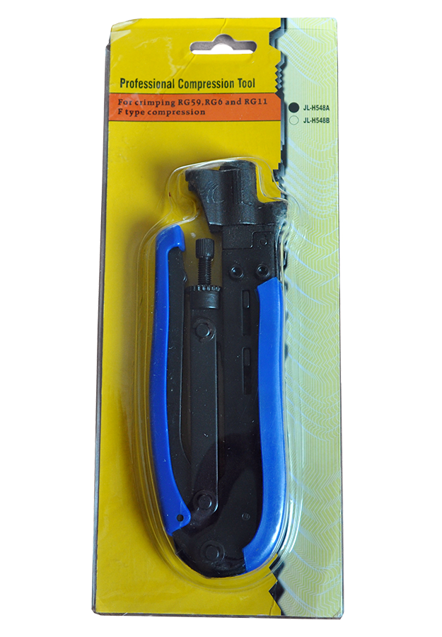 Инструмент обжимной для компрессионных F разъемов T02C IronMaster