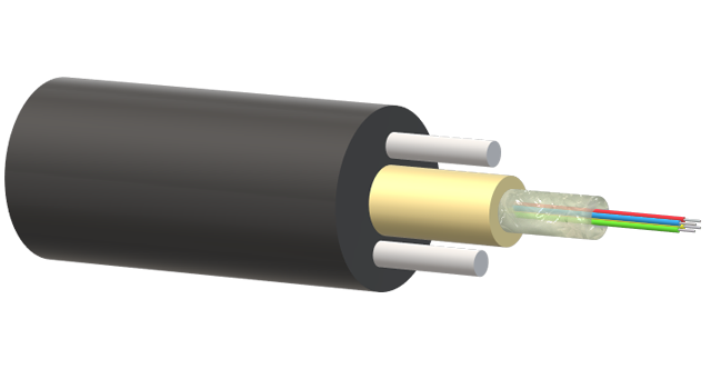 Кабель оптический X-Line ADSS, 4 волокна G.652, 3 кН