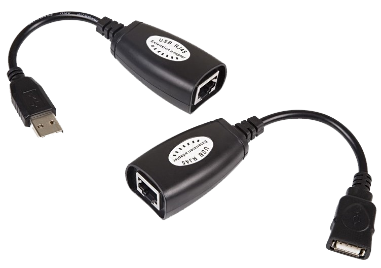 USB удлинитель по витой паре 8P8C Rexant