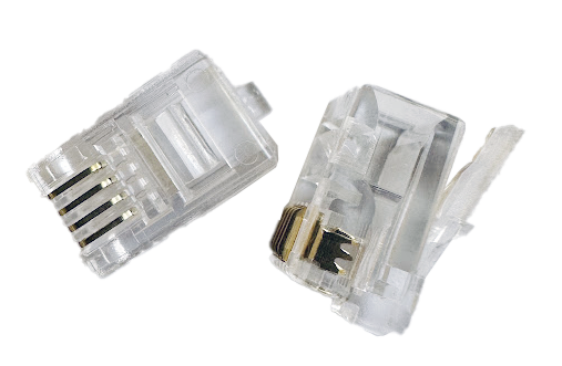 Разъем телефонный 4P4C X-Line, 100 шт/упак
