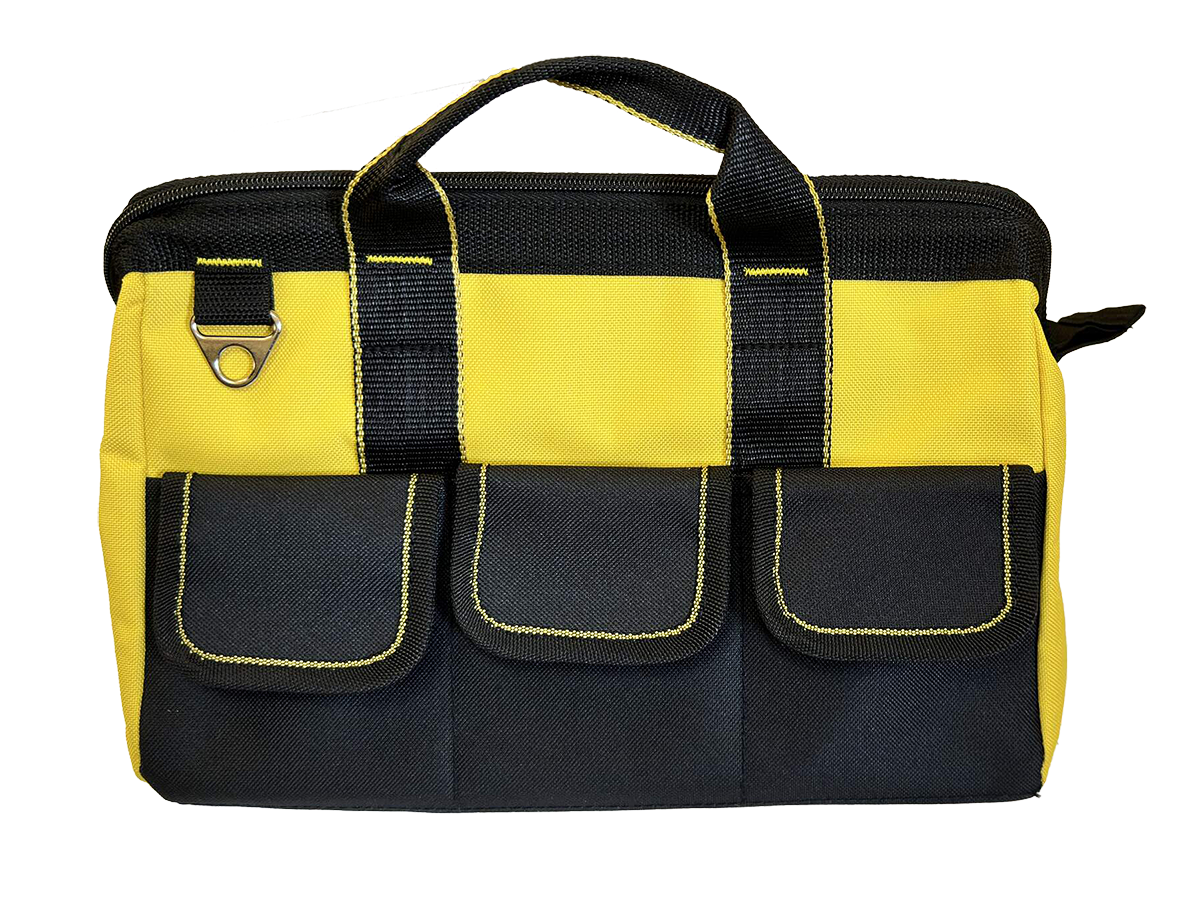 Сумка для инструментов 310 x 170 x 220 мм, ткань oxford, плечевой ремень, 5 карманов IronMaster