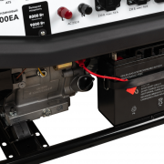 Генератор бензиновый KR9000EA KRANZ, 9, 0кВт, 230В, 25л, коннектор автоматики, электростартер - 