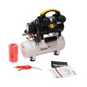 Компрессор воздушный безмасляный KR-850/10 KRANZ, 850Вт, 140 л/мин, 10л - 