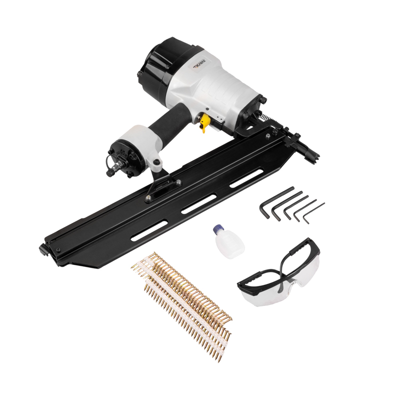 Пневмопистолет гвоздезабивной N90/D21 KRANZ, наклон 21 градус