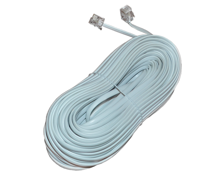 Шнур телефонный 20 м Rexant, белый