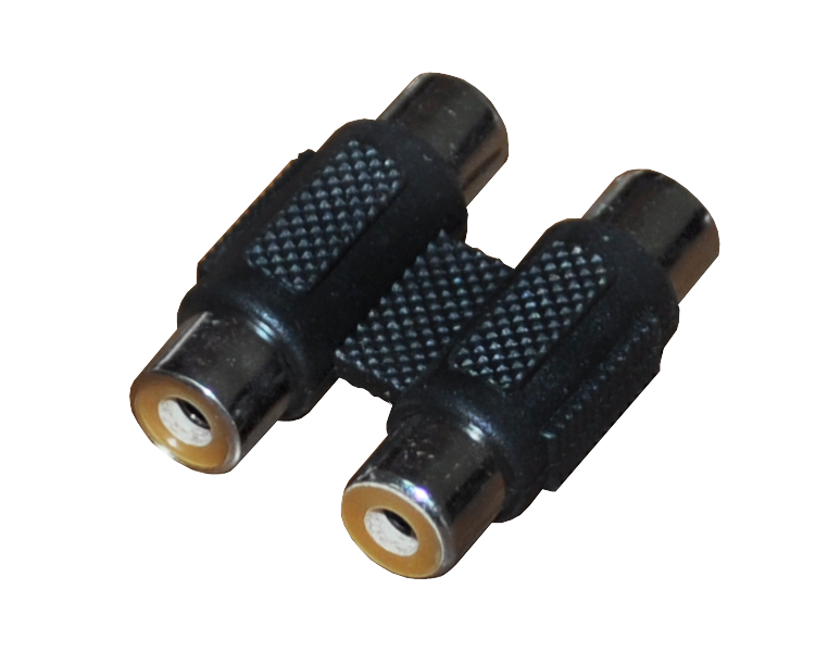 Переходник 2 RCA(гнездо) - 2 RCA(гнездо) Rexant