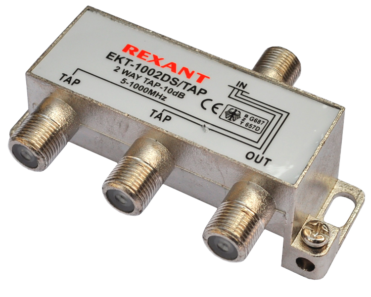 Ответвитель на 2 TAH 220F на 20 дБ Rexant