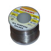 Припой с канифолью 250 г Rexant, 0.8 мм - 