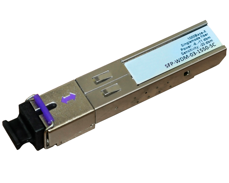 Модуль SFP SNR-SFP-W53-3, 1000Base-BX, WDM, 1550/1310, 3 км, SC