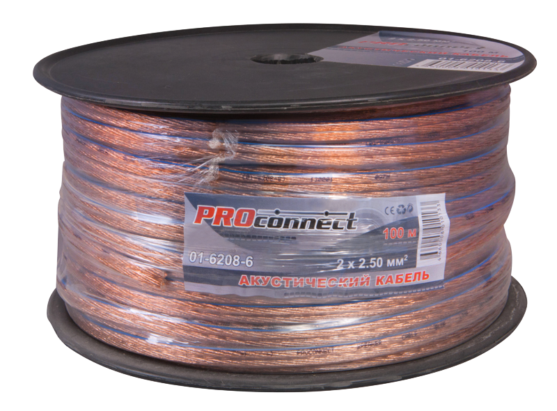 Кабель акустический BLUELINE 2 x 2.5 мм Proconnect, 100 м
