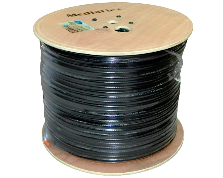 Кабель M1160BV Mediaflex, черный, 305 м