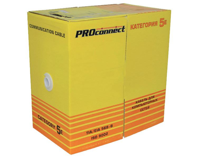 Кабель FTP 4PR 24AWG CAT5e Proconnect, CCA, наружный, 305 м
