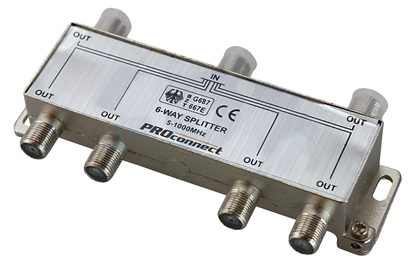 Делитель на 6 SAH 611F Proconnect