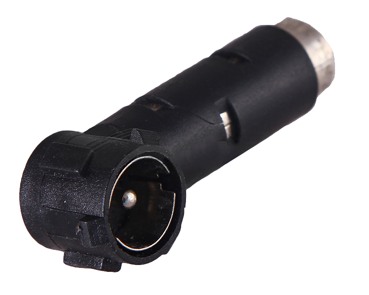 Переходник автоантенны "Европа"(штекер) - "Азия"(гнездо) Rexant, угловой, пластик, тип 1