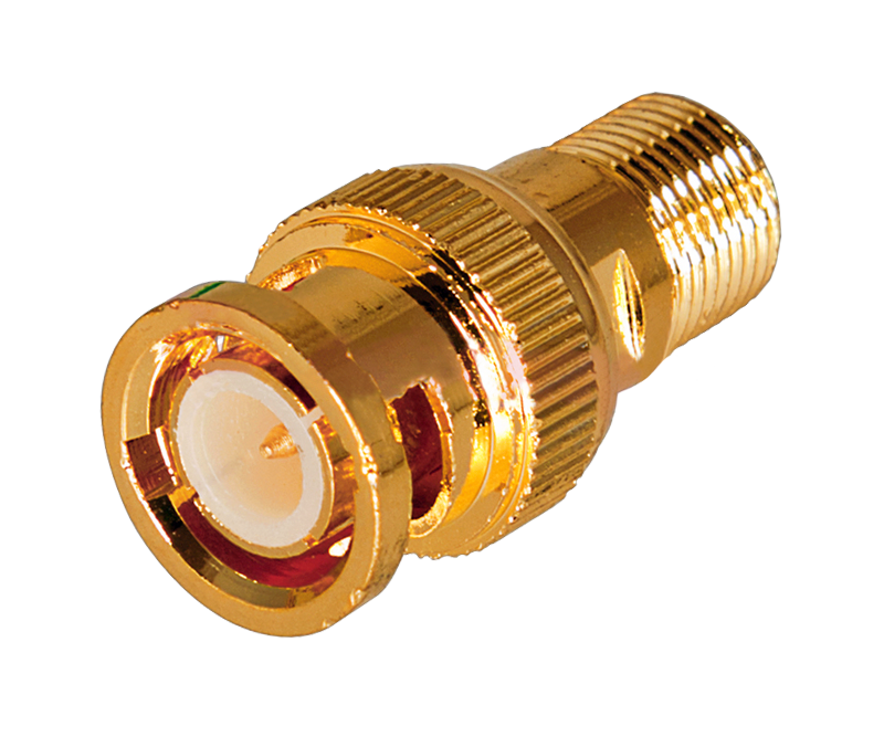 Переходник F(гнездо) - BNC(штекер) Gold Proconnect