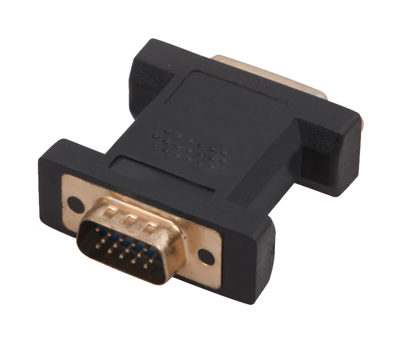 Переходник VGA - DVI(гнездо) Rexant, пластик, позолоченный