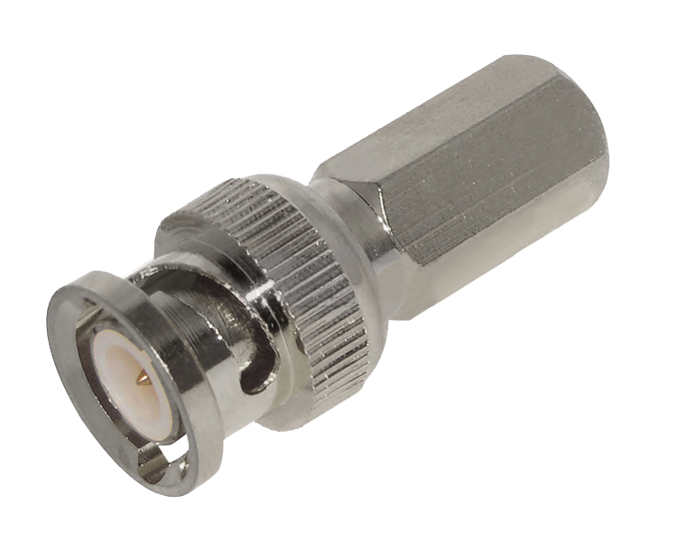 Разъем BNC(штекер) резьбовой на RG6 Rexant