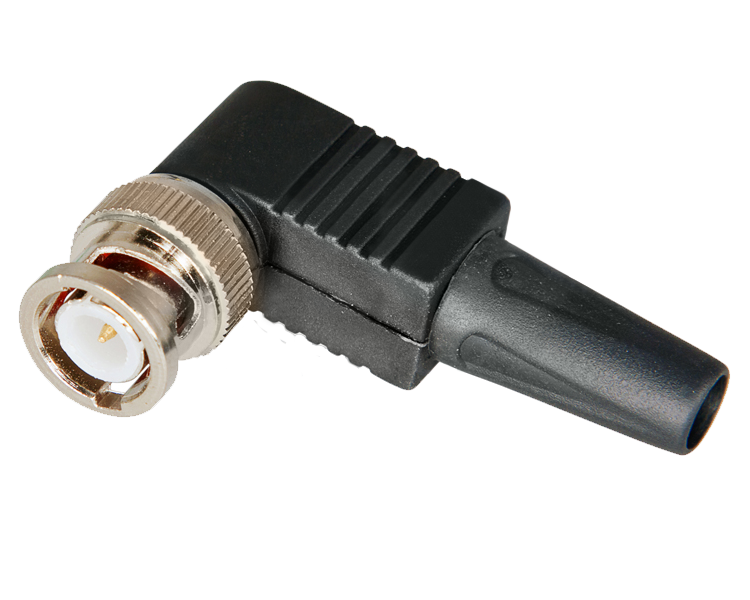 Разъем BNC(штекер) под винт с колпачком Proconnect, угловой