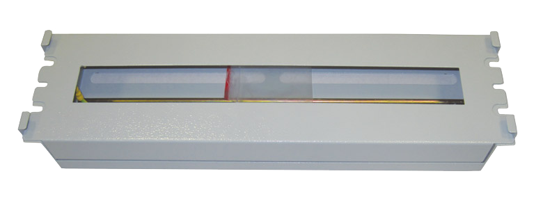 DIN-рейка 19" горизонтальная ЦМО, с крышкой, на 20 мест, 3U