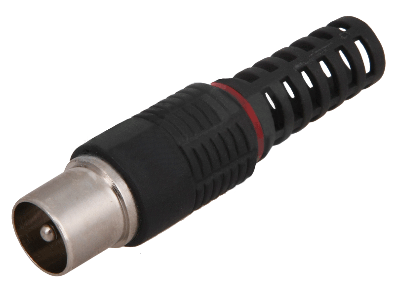 Разъем ТВ(штекер) без пайки Proconnect, черный