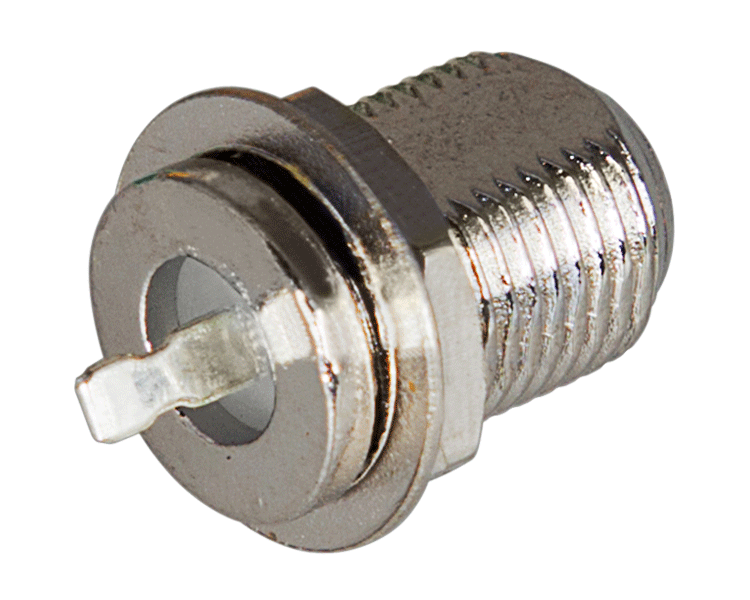 Разъем F(гнездо) на корпус с контактом Proconnect