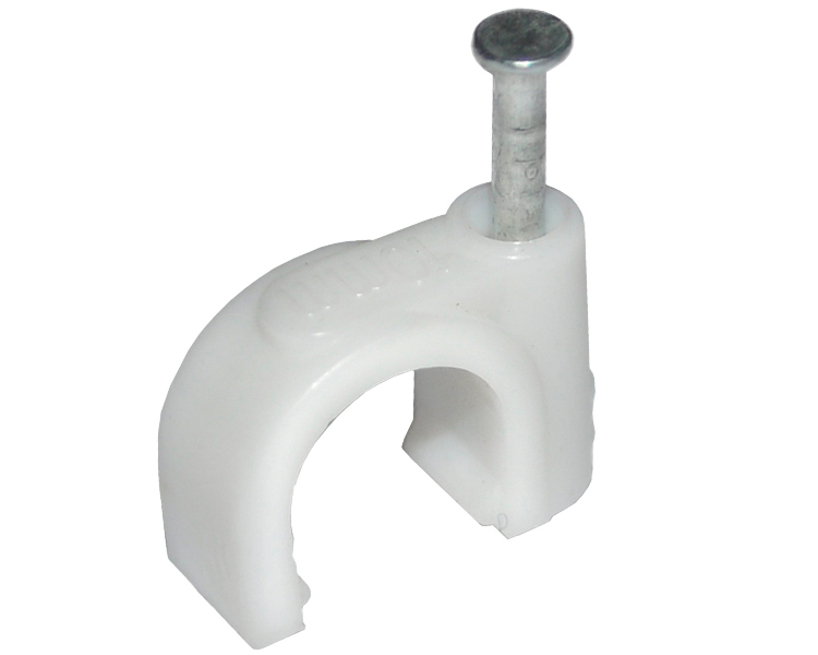 Крепеж кабеля круглый 12 мм Rexant, 50 шт