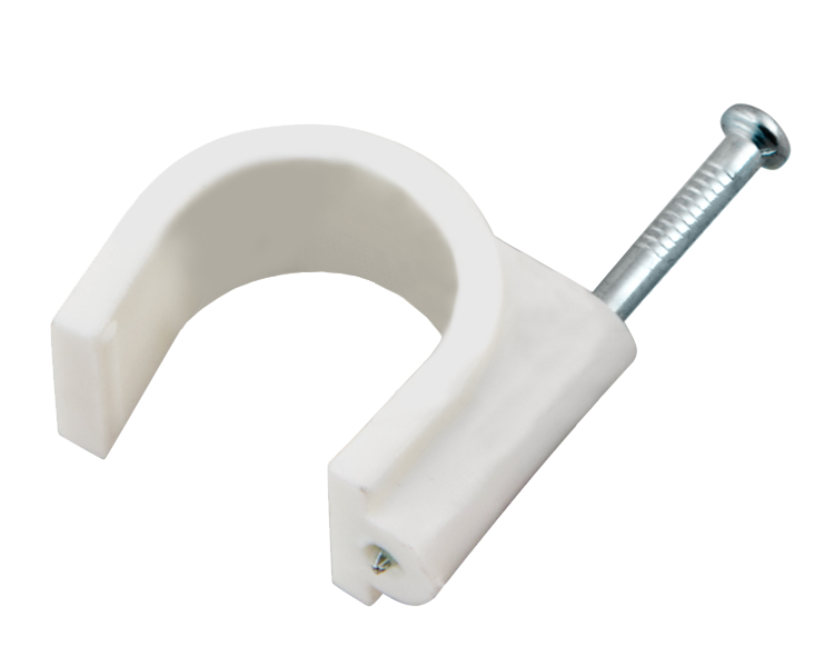 Крепеж кабеля круглый 20 мм Rexant, 50 шт